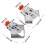 Stainless Steel 90-Degree Angle Clamp Adjustable Handle 2