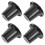 4Pcs Black Graveyard Flower Pot Plastic Memorial Vase with Stable Structure 6