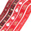 Christmas Ribbons Satin Metallic Glitter 5 Yards 2