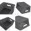 4-Pack Gray Plastic Small Storage Baskets, 10" x 7.7" x 4" 3