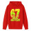 Boys Hooded Sweatshirt Graphic Print Casual Pullover with 6
