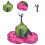 Halloween Witch Hat Creative Decor Witch Pointed Hat for Stage Performance Clubs 6