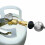 Small Propanes Adapter With Quick Connecting Systems Brass Propanes Fitting Brass Texture Suitable for Camping Grills 2