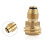 Small Propanes Adapter With Quick Connecting Systems Brass Propanes Fitting Brass Texture Suitable for Camping Grills 4
