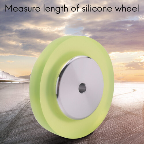 200Mm Aluminum Polyurethane Industrial Encoder Wheel Measuring for Rotary 1