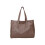 Γυναικεία τσάντα Tote Crossbody με δυνατότητα μετατροπής – Vegan δέρμα, καφέ σοκολάτας, 2