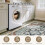 Machine Washable Area Rug Beige Orange 3x5 ft 3