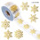 Αυτοκόλλητα Snowflake Clear Envelope Seals Holiday Label για διακόσμηση πάρτι με χαρτόνι 2