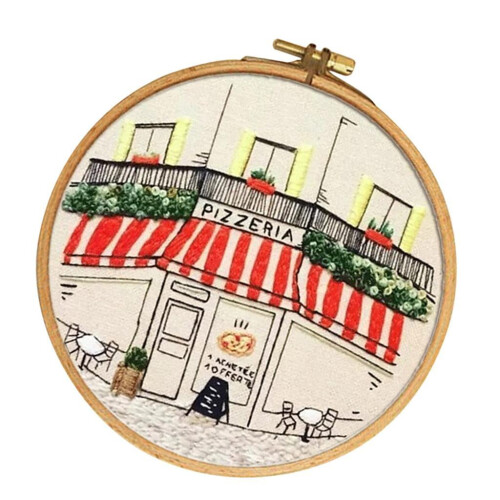 1 Set Embroidery Starter Kits with Pattern Handmade Cross Stitch Crafts E004 1