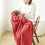 Πετσέτα μπάνιου Coral Fleece Κόκκινη 63x35.5in 5