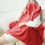 Πετσέτα μπάνιου Coral Fleece Κόκκινη 63x35.5in 6