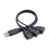Καλώδιο επέκτασης USB αρσενικό σε τρία θηλυκά για βολική σύνδεση και φόρτιση 7