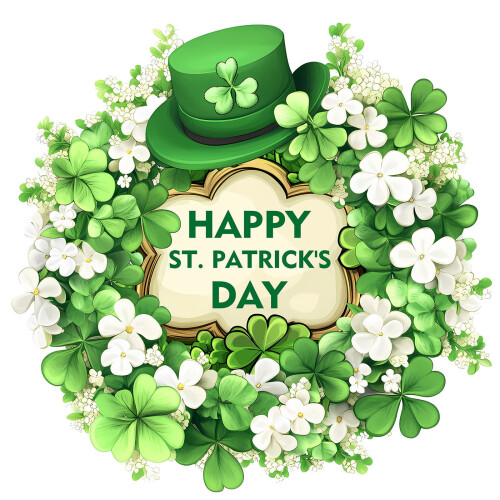 St. Patrick's Day Craft Stickers Vinyl Clings 1