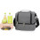 Insulated Lunch Bag Reusable Cooler Tote with Adjustable 6
