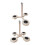 Parrot feeder perch with dish cup and screw stand 8