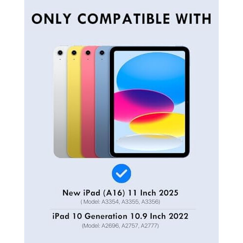 Θήκη για iPad 11ης γενιάς (A16) και 10ης γενιάς με αποσπώμενο πληκτρολόγιο Bluetooth, θήκη 1
