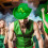 St. Patrick's Day Green Velvet Top Hat1pc 4