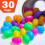 30Pcs Fillable Easter Eggs, 2.17'' Plastic Bright Easter Eggs Empty Bulk Assortment, Perfect for Easter Egg Hunt/Surprise Egg 7