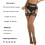 Women's lace suspender mesh socks soft elastic hollow design 3