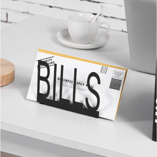 Sturdy Iron Desktop Mail Organizers for Letter and Documents Trendy Holder 1