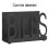 Sturdy Iron Desktop Mail Organizers for Letter and Documents Trendy Holder 3
