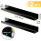 Transparent Magnetic Acrylic Bookshelf Wall Mount 2 pcs 2