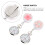 2Pcs Retractable Pocket Watch for Nurses with Large Arabic Numbers Assorted Colors 2