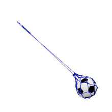 Rete di allenamento in nylon elastico per calcio, pieghevole, per giocoleria, blu, per esercizio