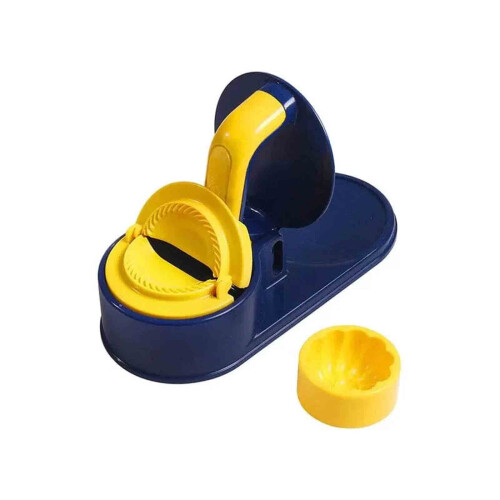 Dumpling Machine 1Pcs Multifunctional Dumpling Skin Presser with 3 Molds for Home Kitchen Bun Making(Orange) 1