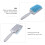 Quick Drying Hair Brush Paddle Brush for Smooth Styling with Plastic Ergonomic Handle 1Pcs 6