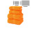 100% Cotton Bath Towel Set 2 Bath + 2 Hand Towels Orange 3