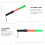 Flashlight Wand Traffic Wand Abs 1Set 6