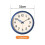 Modern Minimalist Wall Clock Silent Battery Powered for Home Use Large Font 2