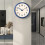 Modern Minimalist Wall Clock Silent Battery Powered for Home Use Large Font 7