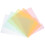 5pcs Plastic Index Dividers For Binders File Organization Office Workers Multi-color 5