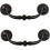 Vintage cabinet pulls 4 pack iron black 4.33 inch 7