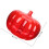 Red Fruit Tray Pumpkin Candy Dish with Cover for Parties 2