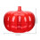 Red Fruit Tray Pumpkin Candy Dish with Cover for Parties 3