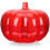 Red Fruit Tray Pumpkin Candy Dish with Cover for Parties 8