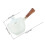 Raindrops Ceramic Teapot White 1pcs 6.9x4.3in 2