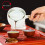 Raindrops Ceramic Teapot White 1pcs 6.9x4.3in 4