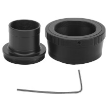 Olympus M4/3-vatting telescoopadapterring, van spiegelreflexcamera naar telescoop. Hoogwaardig metalen materiaal, lichtgewicht, eenvoudig te
