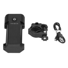 Moduri de iluminare reglabile, lumină pentru bicicletă, super luminoasă, far frontal pentru bicicletă, reîncărcabilă prin USB, cu fascicul