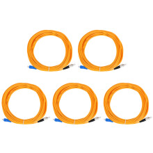 PVC-Material Glasfaser-Patchkabel mit SC/FC-Stecker, Singlemode Simplex, geringe Einfügedämpfung, ausgezeichnete Wiederholgenauigkeit,