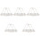 5Pcs Household Baking Cooling Racks for Bread Cake Dessert Kitchen Use 5
