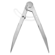 Robuuste, vergrendelbare vleugelpasser, professioneel meetinstrument, precisie-randvouwtool voor leerbewerking, verstelbaar tot 170 mm.
