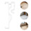 48Pcs Clear Acrylic Valance Clips Horizontal Blinds Invisible Holders 11