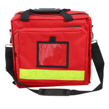 Multiple Compartments Emergency Responder Trauma Bag Medical Supplies Bag with Water-Resistant Nylon Fabric Detachable Dividers Reflective Strips Top