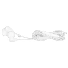 Écouteurs intra-auriculaires stéréo avec son surround et basses profondes, isolation phonique, contrôle du volume, prise jack 3,5 mm, microphone