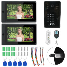 Smart videoporttelefon med pekskärm IP-dörrstation Rörelsedetektering Push-meddelanden 1080P HD Smart upplåsningsintegration med flera enheter